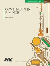 Contrasts in E Minor Orchestra sheet music cover